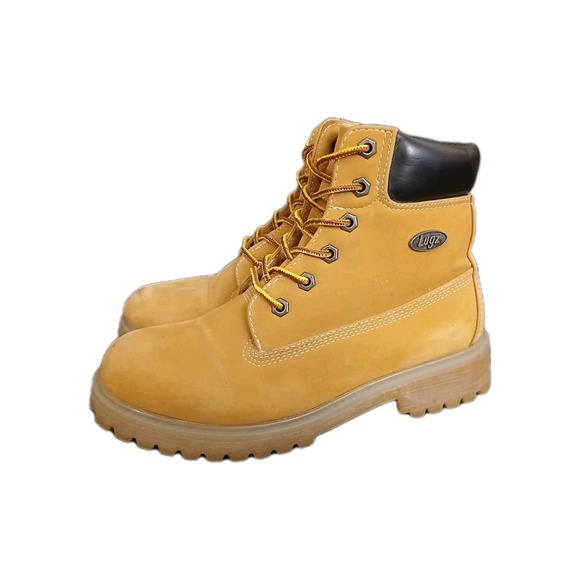 Lugz Other - Lugz Drifter 6 SteelToe Golden Wheat Bark Tan Gum Women Sz 7.5 OR Men Sz 6 #1085
